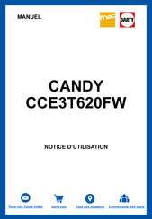 Candy CCE3T620FW Manuel D'utilisation