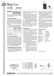 IMG STAGELINE TXS-462SET Manuel D'instructions