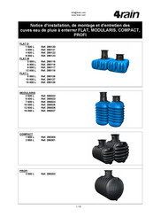 4rain FLAT S 295120 Notice D'installation, D'utilisation Et D'entretien