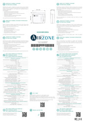 Airzone AZAI6WSC Serie Notice De Montage