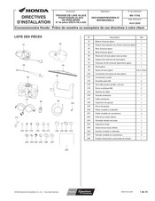 Honda 0SE10-HL4-A00 Directives D'installation