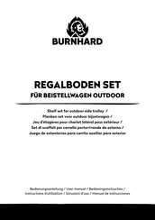 BURNHARD REGALBODEN SET Instructions D'utilisation