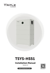 SolaX Power TRIPLE POWER TSYS-HS51 Manuel D'installation