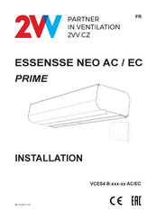 2VV ESSENSSE NEO AC PRIME Manuel D'installation