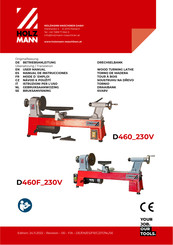 HOLZMANN MASCHINEN D460F 230V Mode D'emploi