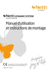 Netti Brevet EP 2836184 Manuel D'utilisation Et Instructions De Montage Générales