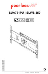 peerless-AV SUA751PU Instructions De Montage