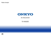 Onkyo TX-NR6050 Mode D'emploi