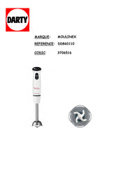 Moulinex DD860110 Mode D'emploi