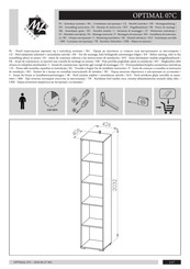 ML MEBLE OPTIMAL 07C Notice De Montage