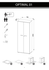 ML MEBLE OPTIMAL 01 Instructions De Montage