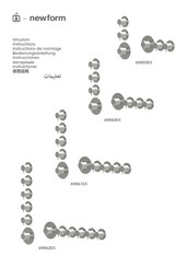 newform X-Steel 316 69859EX Instructions De Montage