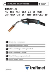 Trafimet ERGOPLUS 25R Manuel D'utilisation Et D'entretien