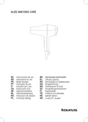 Taurus ALIZE 2400 IONIC CARE Mode D'emploi