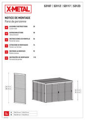 X-METAL 53107 Notice De Montage