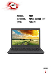 Acer Aspire E5-573G-565T Manuel D'utilisation