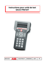 ABB SACE PR010/T Instructions