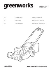 GreenWorks MO60L521 Manuel D'utilisation