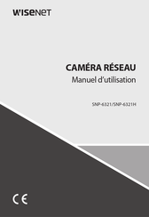 Wisenet SNP-6321H Manuel D'utilisation