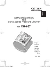 Citizen CH-657 Manuel D'instructions