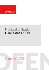 LORFLAM OFEN Série Notice D'utilisation