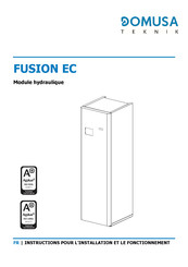 DOMUSA TEKNIK FUSION EC Instructions Pour L'installation Et Le Fonctionnement