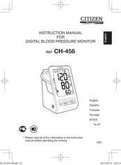 Citizen CH-456 Manuel D'instructions