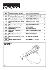 Makita DUB187 Manuel D'instructions