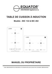 Equator BIC 132 Manuel Du Propriétaire