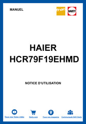 Haier HCR79F19EHMD Notice D'utilisation