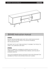 Sonora S30V65 Manuel D'instructions