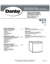 Danby DCR016A3WDEDB Guide D'utilisation