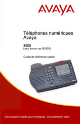 Avaya 3905 Guide De Référence Rapide