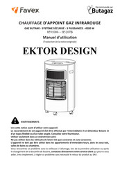 favex EKTOR DESIGN H5207B Manuel D'utilisation