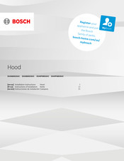 Bosch DUH86553UC Instructions D'installation