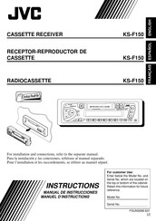 JVC KS-F150 Manuel D'instructions