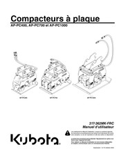 Kubota 78550 Manuel D'utilisateur