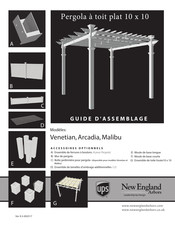 New England Arbors Malibu Guide D'assemblage