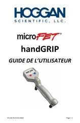 Hoggan Scientific microFET handGRIP Guide De L'utilisateur