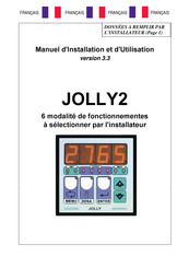 LAUMAS JOLLY2 Manuel D'installation Et D'utilisation