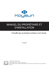 Midea KT-200 Manuel Du Propriétaire Et D'installation