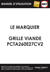 LE MARQUIER PLTO260EV2 Notice D'utilisation