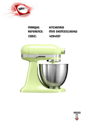 Kitchenaid MINI 5KSM3311XEHW Mode D'emploi