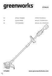 GreenWorks ST24L01 Manuel D'opérateur