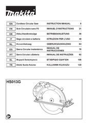 Makita HS013G Manuel D'instructions