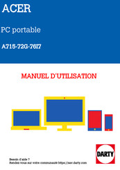 Acer A715-72G Manuel D'utilisation