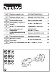 Makita GA023G Manuel D'instructions