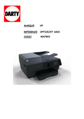 HP OfficeJet Pro 6830 Guide De L'utilisateur