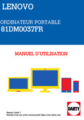 Lenovo 81DM0037FR Guide De L'utilisateur