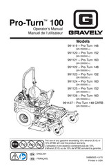 Gravely 991120 Manuel De L'utilisateur